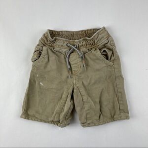 Cat & Jack Shorts Boys XS Khaki Drawstring Pockets
